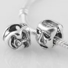 Sterling Silver World Stage Theatre Mask Charm - fits European Beads Bracelets