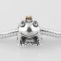 925 Sterling Silver Frog Prince Charm - fits European Beads Bracelets