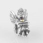 925 Sterling Silver Fairy Pixie Charm - fits European Beads Bracelets