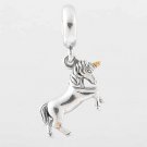 925 Sterling Silver Unicorn Pendant Charm - fits Biagi/Pandora/Troll/All European Bracelets