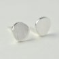 Back to Basic - Round Cupped Earrings Stud in Sterling Silver