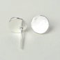 Back to Basic - Round Cupped Earrings Stud in Sterling Silver
