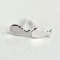 Mini White Fish Earrings Stud in Sterling Silver