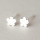 Back to Basic - Ultra Mini Cherry Blossom Earrings Stud in Sterling Silver