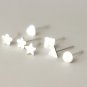 Back to Basic - Ultra Mini Square Earrings Stud in Sterling Silver