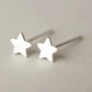 Back to Basic - Ultra Mini Star Earrings Stud in Sterling Silver