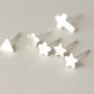 Back to Basic - Ultra Mini Heart Love Earrings Stud in Sterling Silver