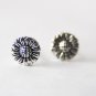 Mini Sunflower Earrings Stud in Sterling Silver