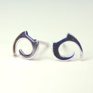 Mini Cat Milo Earrings Stud in Sterling Silver