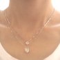 925 Sterling Silver "Cubic in Cube" Elegant Necklace - Birthday/Christmas/Bridesmaid Gift