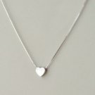 925 Sterling Silver Small Tiny Heart Necklace - Birthday/Christmas/Bridesmaid Gift