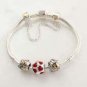 925 Sterling Silver Birthday/Valentine's/Mother's Day "I Love U" Charms Gift Set