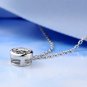 925 Sterling Silver Large Single Solitaire CZ Necklace - Birthday/Christmas/Bridesmaid Gift