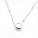 925 Sterling Silver Tiny Dot Small Circle Necklace - Birthday/Christmas/Bridesmaid Gift