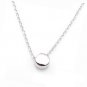 925 Sterling Silver Tiny Dot Small Circle Necklace - Birthday/Christmas/Bridesmaid Gift