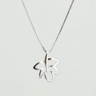 925 Sterling Silver Leaf Necklace Fall Jewlery - Birthday/Christmas/Bridesmaid Gift
