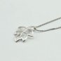 925 Sterling Silver Leaf Necklace Fall Jewlery - Birthday/Christmas/Bridesmaid Gift