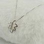 925 Sterling Silver Leaf Necklace Fall Jewlery - Birthday/Christmas/Bridesmaid Gift