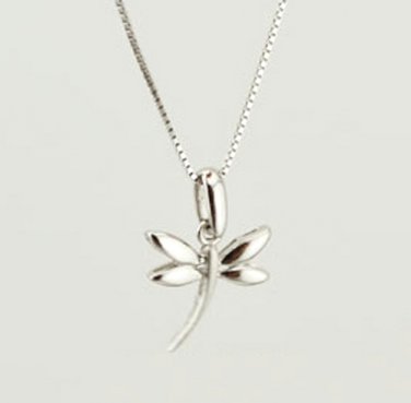 925 Sterling Silver Dragonfly Insect Bug Necklace - Birthday/Christmas/Bridesmaid Gift