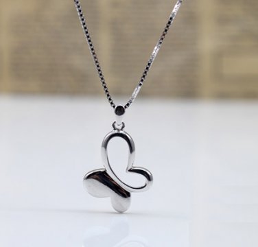 925 Sterling Silver Flutter Butterfly Insect Bug Necklace - Birthday/Christmas/Bridesmaid Gift