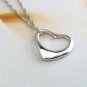 925 Sterling Silver Floating Heart Necklace - Birthday/Christmas/Bridesmaid Gift