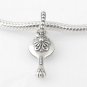 925 Sterling Silver Mirror Pendant - fits European Beads Bracelets