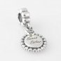 925 Sterling Silver Sweet Sister Pendant Charm - fits Biagi/Pandora/Troll Bracelets
