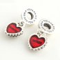 925 Sterling Silver Mother & Daughter Pendant Charm - fits Biagi/Pandora/Troll Bracelets