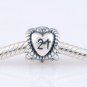 925 Sterling Silver Birthday Milestone "21" Charm - fits European Beads Bracelets