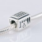 Sterling Silver Cable Car/Train/Tram/Trolley Charm - fits European Beads Bracelets
