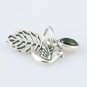 Sterling Silver Peridot Forest Trinity Dangle Pendant Charm - fits European Beads Bracelets