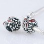 925 Sterling Silver Pine Cone Charm - fits European Beads Bracelets
