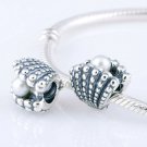 925 Sterling Silver Pearl Oyster Charm - fits European Beads Bracelets