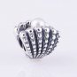 925 Sterling Silver Pearl Oyster Charm - fits European Beads Bracelets
