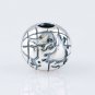 925 Sterling Silver Globe Clip Bead - fits European Beads Bracelets