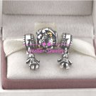 925 Sterling Silver HAPPY FAMILIES Charm Beads Gift Set - fits European Beads Bracelets