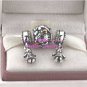 925 Sterling Silver HAPPY FAMILIES Charm Beads Gift Set - fits European Beads Bracelets