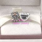 925 Sterling Silver LOVE ME ALWAYS Charm Beads Gift Set - fits European Beads Bracelets