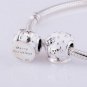 925 Sterling Silver Snow Globe Charm Bead - fits European Beads Bracelets