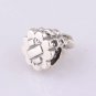 Sterling Silver Pave Christmas Tree of Lights Charm - fits European Beads Bracelets
