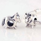 925 Sterling Silver Standing Horse Charm - fits European Beads Bracelets