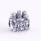 925 Sterling Silver Three Wise King Men Charm - fits European Beads Bracelets