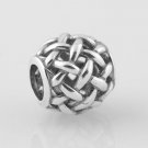 925 Sterling Silver Forever Entwined Charm - fits European Beads Bracelets