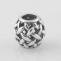 925 Sterling Silver Forever Entwined Charm - fits European Beads Bracelets