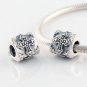 925 Sterling Silver Cross Triangle Charm - fits European Beads Bracelets
