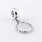 925 Sterling Silver Engravable Icon Dangle Charm - for European Beads Bracelets