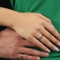 Set of Tungsten Carbide Shiny Finish Classic Traditional Couple Wedding Ring Band