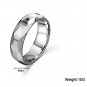 Durable Tungsten Carbide Faceted Cut Men's Ring Wedding Engagement Band Comfort Fit