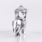 925 Sterling Silver Tourist Elephant Animal Charm - fits European Beads Bracelets