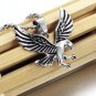 Mens Stainless Steel Flying Hunter Eagle Pendant Necklace Gothic/Punk/Funky